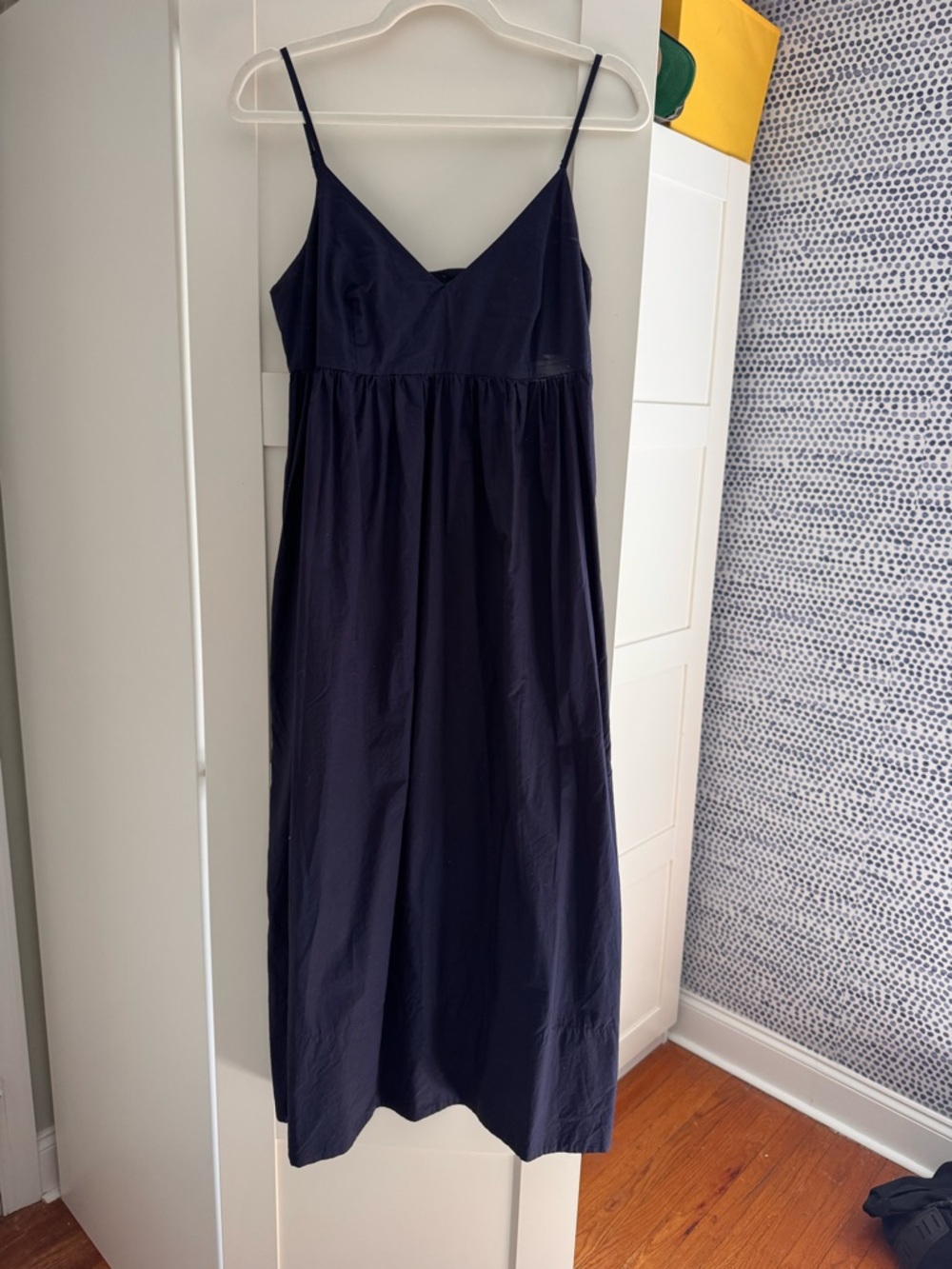 Quince Navy Spaghetti Strap Maxi Dress - Picture 2 of 3